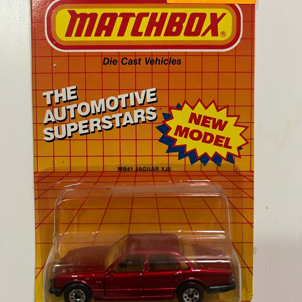 Matchbox Kids Die-Cast Red Jaguar XJ6 Toy Car